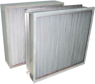 FILTRO HEPA DE 99,99 % DE EFICIENCIA EN PARTICULAS DE 0,3 MICRONES