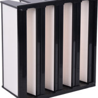 Filtro V-Bank con marco plástico